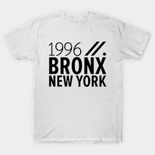 Bronx NY Birth Year Collection - Represent Your Roots 1996 in Style T-Shirt